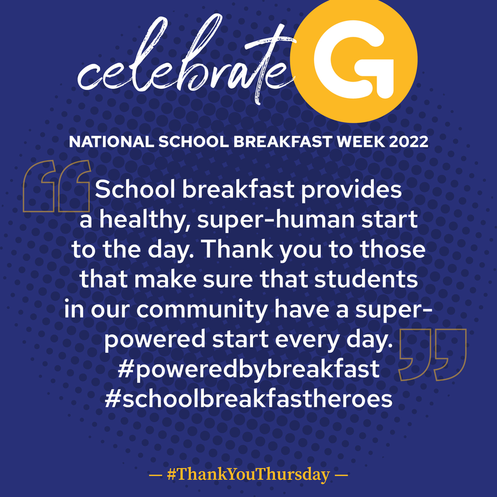 #ThankYouThursday #poweredbybreakfast #schoolbreakfastheroes