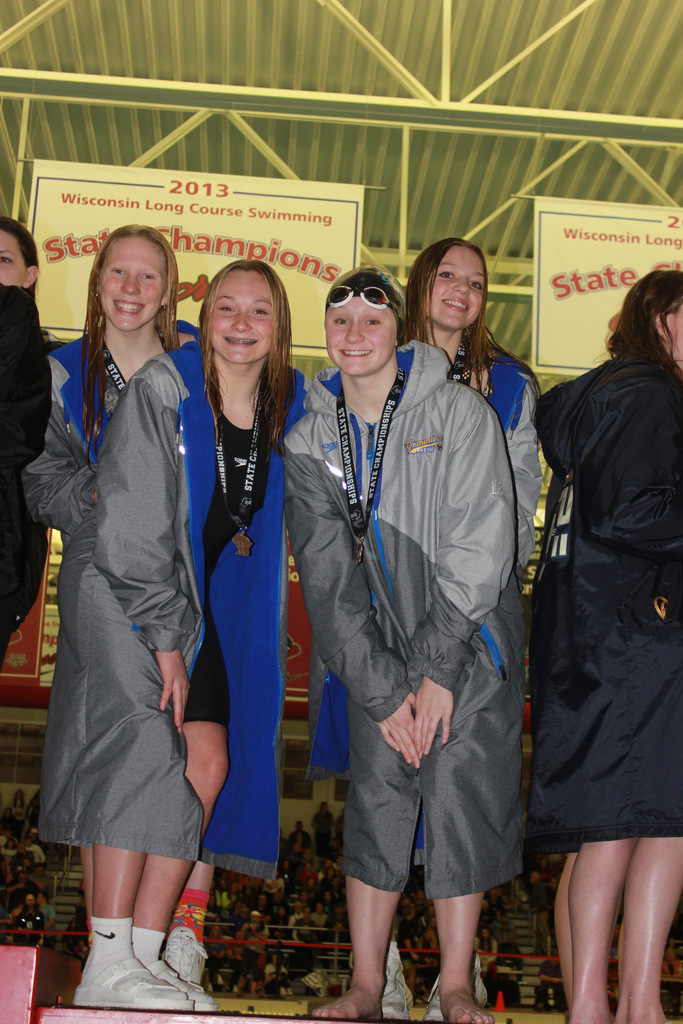 Girls Swim and Dive at State