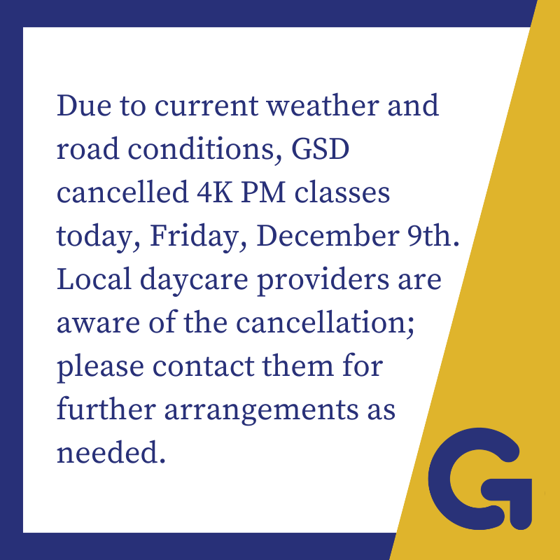 announcement about weather