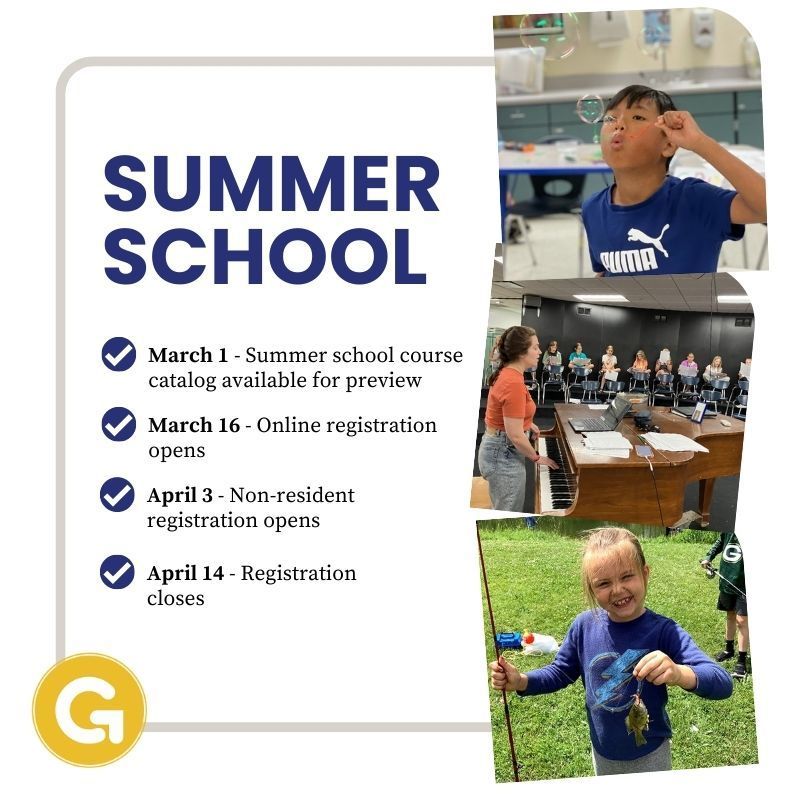 summer school registration dates